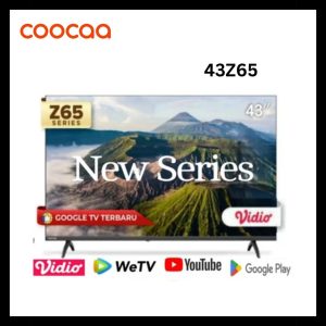 COOCAA 43Z65 GOOGLE TV 2K DOLBY AUDIO GARANSI RESMI COOCAA