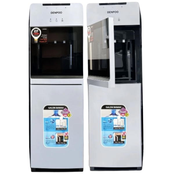 Dispenser Denpoo Galon BAWAH Self Cleaning AquaZONE FILTER COMPRESSOR