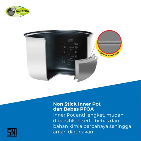 Magic Com / Rice Cooker Miyako MCM-610 1 Liter