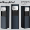 Philips Dispenser Air Galon Bawah ADD4973DGAC - Abu Tua - ADD4973DGAC Water Filter ADD 4973 DGAC