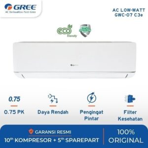GREE AC 3/4PK Split Low Watt R32 - GWC-07C3ES 07C3ES 3/4 PK