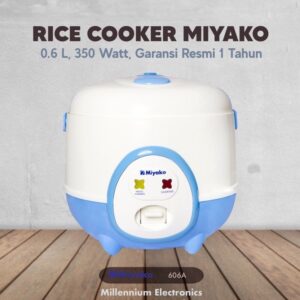 id-11134201-7r98p-ly3nj7sr9onkc4 Penanak nasi Rice Cooker Magic Com - 0,6 Liter Miyako MCM-606 A 606a