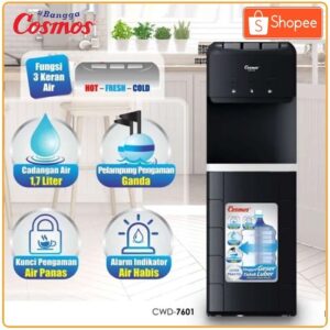 id-11134201-7r98r-ly3nh7lgxfyadf Dispenser Galon Bawah Cosmos CWD7601 dengan 3 Tombol Kran, Hot Fresh Cold