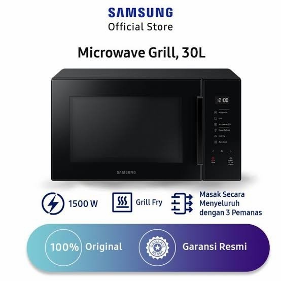 Microwave samsung MG30T5068CK/SE / MG30T / MG 30T5068 30 liter Grill Hitam Black