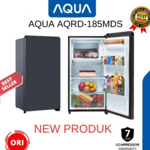 id-11134201-7r98v-ly3nf91a6pd0b6 KULKAS AQUA 1 Pintu AQR-D185 MDS - Lemari es 185MDS HITAM POLOS