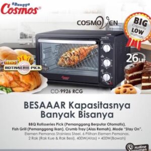 COSMOS OVEN LISTRIK 26 LITER CO-9926 / CO9926 / CO 9926 RCG - RESMI
