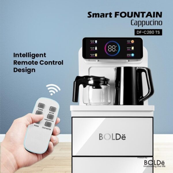 id-11134201-7r98z-ly3nezdwb1n224 Bolde Cappucino Dispenser Galon Bawah Smart Digital DFC280TS Capucino Putih Remote