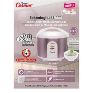 rice cooker cosmos 1.2 liter crj 6028 v harmond anti gores / magic com