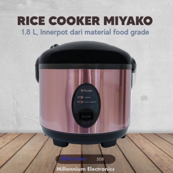 Rice Cooker Miyako Nanoal MCM 508 SBC 508SBC Magicom Liter 1.8L 1.8 L Low watt Magic Com