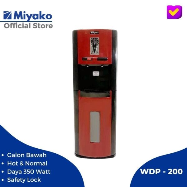 id-11134201-7r990-ly3neo52rgtg39 MIYAKO WATER DISPENSER HOT & NORMAL WDP200H GALON BAWAH WDP 200H 200 H WDP200