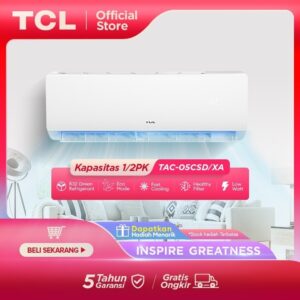 id-11134201-7r990-ly3nf3yzlgrzab AC Split TCL 1/2 PK - Hemat Energi, Desain Aman, Kontrol Aplikasi