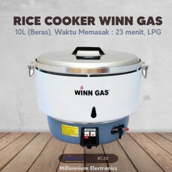 id-11134201-7r992-ly3njt4i26oe67 Winn gas rice cooker RC-50 10L RC50 gas Lpg alam 10 L 10 Liter WINNGAS RC50E E 10L