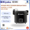 id-11134207-822wl-mnx0vu17wrurc2 Miyako Magic Com Kapasitas 6 Liter Beras MCG-172-BK - Dengan Panci Nanoal Body Plastik Anti Lengket Tahan Panas