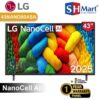 Lg Smart Tv 43 Inci 43NANO80ASA NanoCell AI NANO80 4K HDR10 Pro 43NANO80A NEW 2025