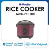 Miyako Magic Com Rice Cooker MCG-751 SBC 3 Liter 650 Watt 2 in 1 Panci Nanoal