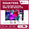 TV LG 50UA7550 50 Inch UHD AI 4K Smart TV + Magic Remote 50UA7550PSA