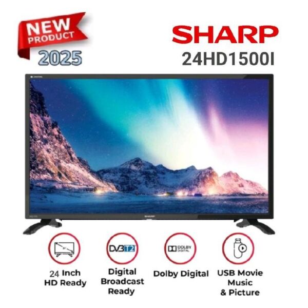 sg-11134201-824i9-mfi3fok1k5558c SHARP 24HD1500I / 2T-C24HD1500I / 24HD1500 LED DIGITAL TV 24 INCH 2025 Series