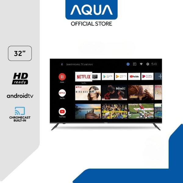 sg-11134201-82602-mlswr443c0ea7b qua Japan 32K85FFX Led Tv 32 inch Bezelless Smart Google Hd Tv 32K85 FFX (PENGGANTI LE32AQ 32K701A 32K701)