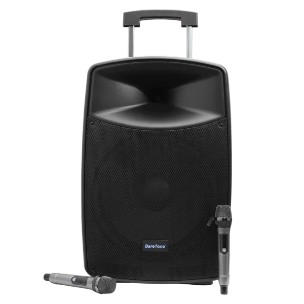 Baretone Speaker Portable MAX15HB Aktif Active Free 2 Mic Wireless Max 15 HB 15HB