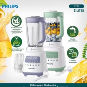 Philips Blender Plastik 2 Liter - HR2221 / 2221 garansi resmi