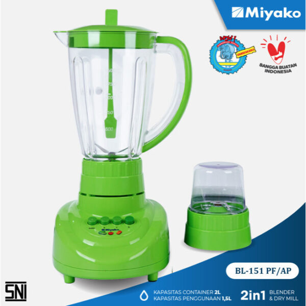 id-11134201-7r98z-ly3nfkadpvdc88 Blender Plastik 2-in-1 Miyako BL-151PF/AP 151PF 151 PF