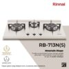 sg-11134201-7rd4k-m6ntbbs8j3ft07 RINNAI ELIEZER KOMPOR GAS TANAM 713 N S / RB-713NS STAINLESS 713 NS