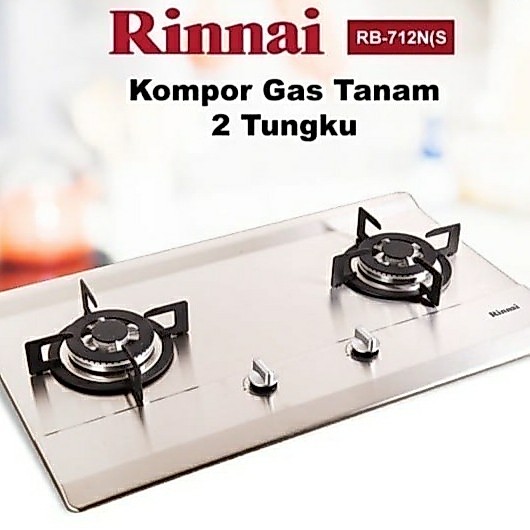 sg-11134201-823p5-mpadw9o991cd13 Kompor Tanam 2 Tungku Stainless Rinnai RB 712NS 712 NS RB712NS 712 N S