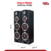8FF282 POLYTRON Bluetooth Speaker Aktif Karaoke 8 Inch PAS 8FF28/RD