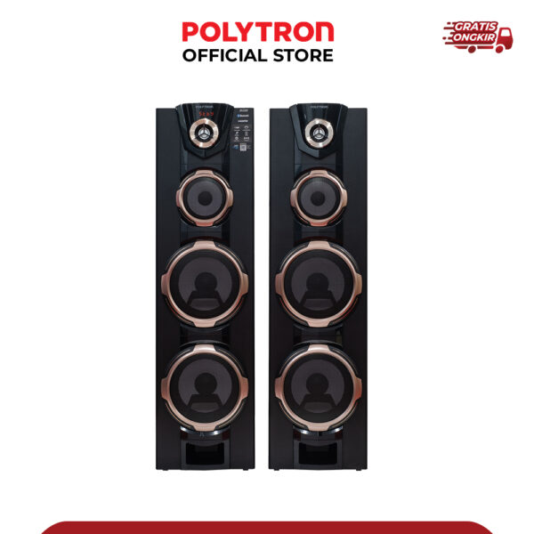 8FF283 POLYTRON Bluetooth Speaker Aktif Karaoke 8 Inch PAS 8FF28/RD