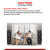 8FF287 POLYTRON Bluetooth Speaker Aktif Karaoke 8 Inch PAS 8FF28/RD