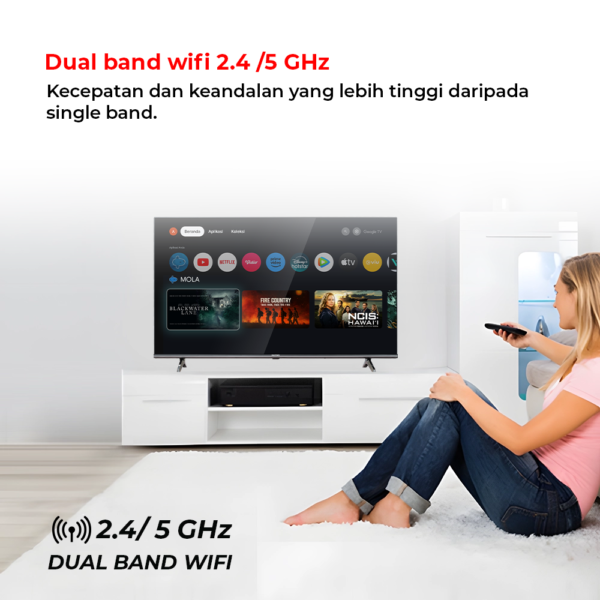 COID-SKU-PLD-43UG5059-4 POLYTRON 4K UHD Smart Google TV 43 Inch PLD 43UG3059
