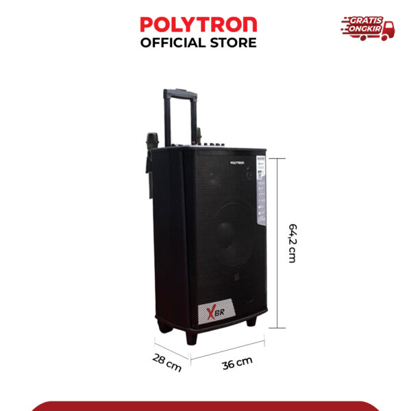 PAS-PRO10F7-size- POLYTRON Professional Active Speaker PAS PRO10F7